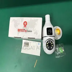 V380 Dual Lens Bulb PTZ Camera