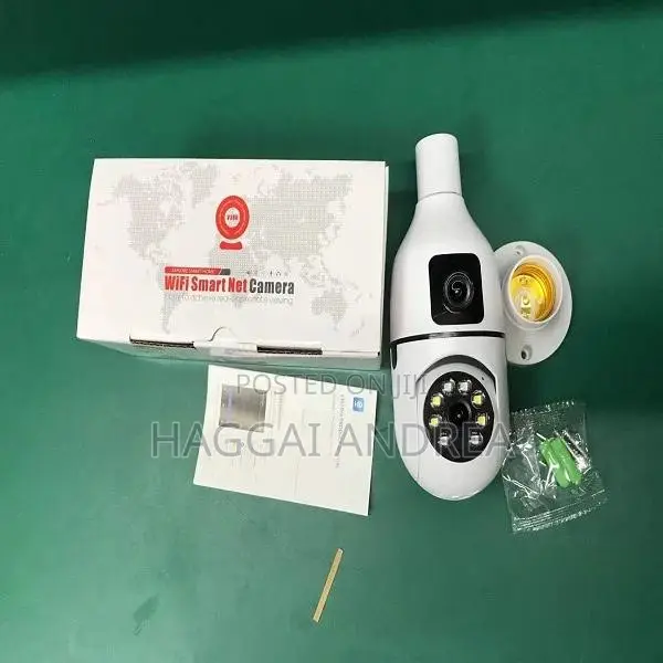 V380 Dual Lens Bulb PTZ Camera