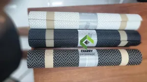 Classic Set of Durable Table Mats Six Pieces Wipeable and Washable.