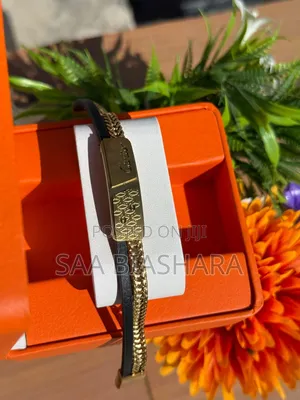 New Cartiel Bracelet for Man Gold and Black