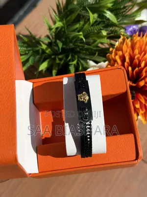 Versace Black Bracelet for Men