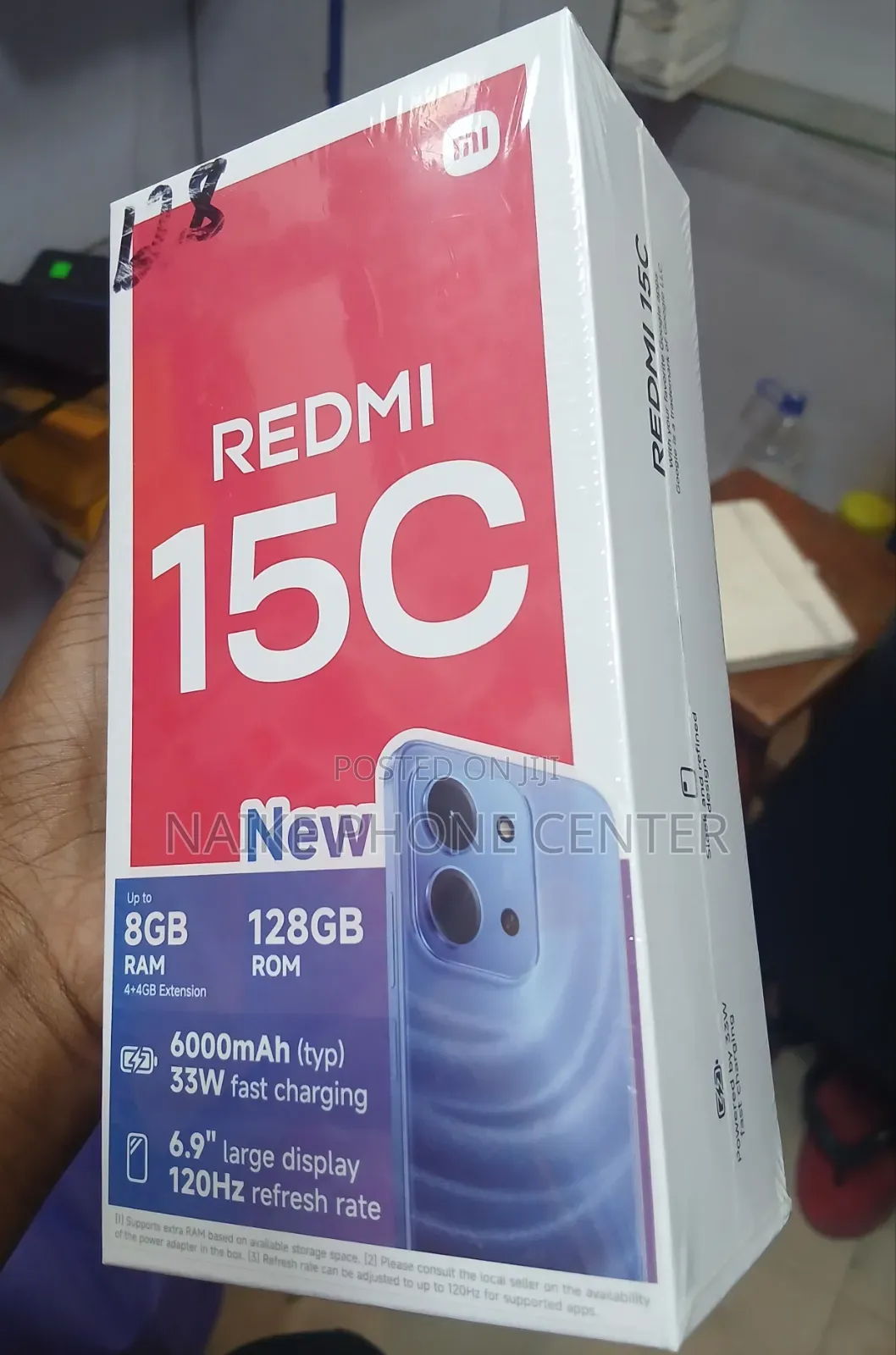 New Xiaomi Redmi 15C 4G 128 GB Black