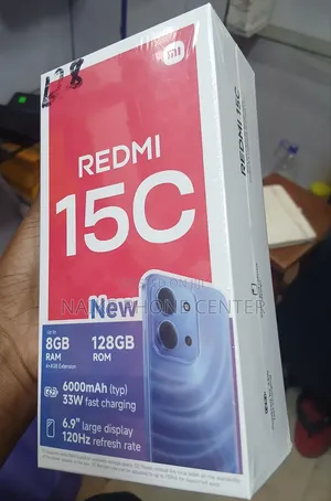 New Xiaomi Redmi 15C 4G 128 GB Black