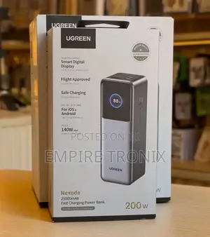 Ugreen Nexode 200w 25000mah Fast Charging Power Bank.