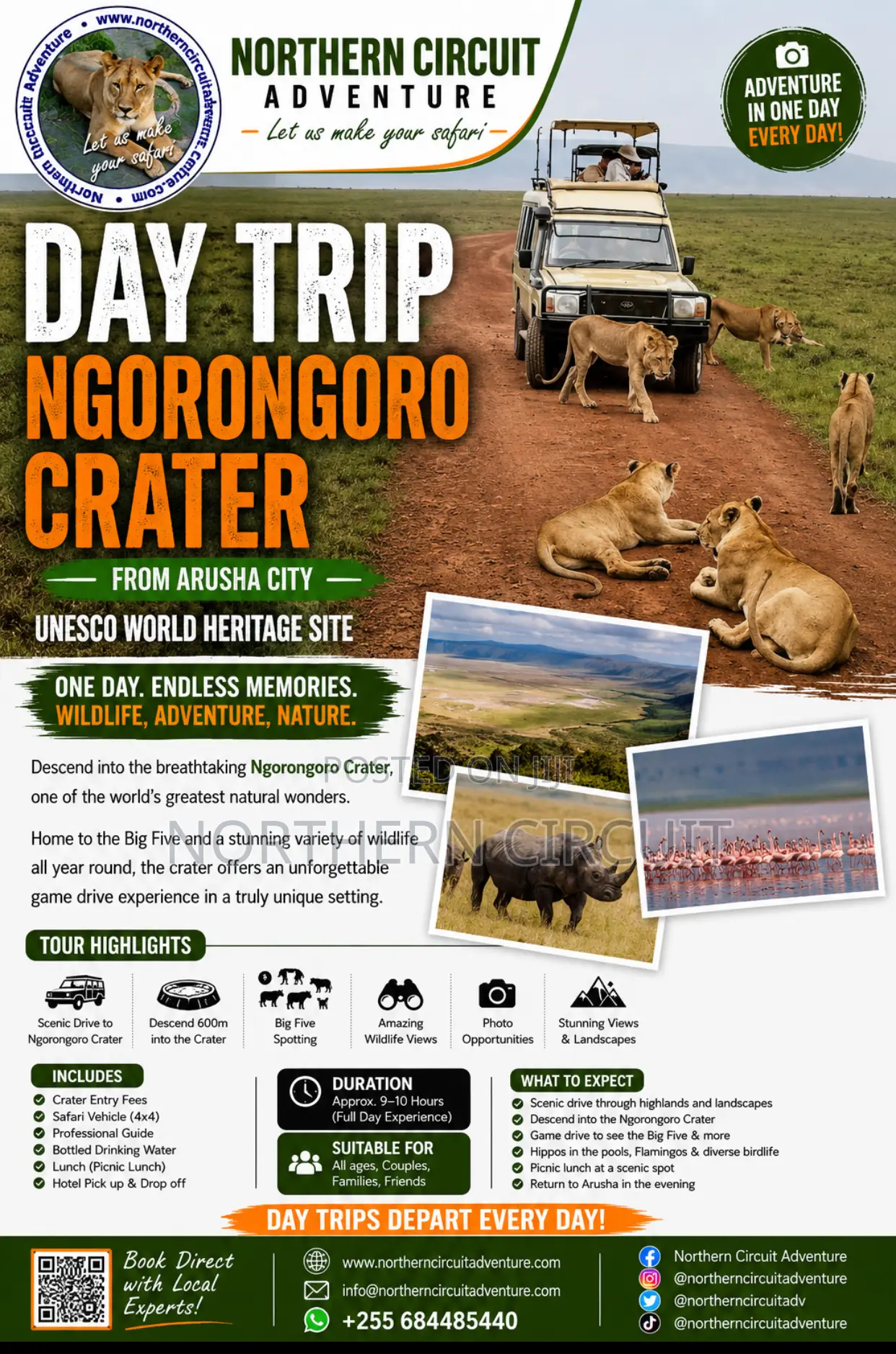 Day Trip Ngorongoro Crater