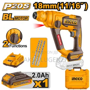 Ingco P20s Brushless Cordless Rotary Hammer Drill – 18mm (11/16”)