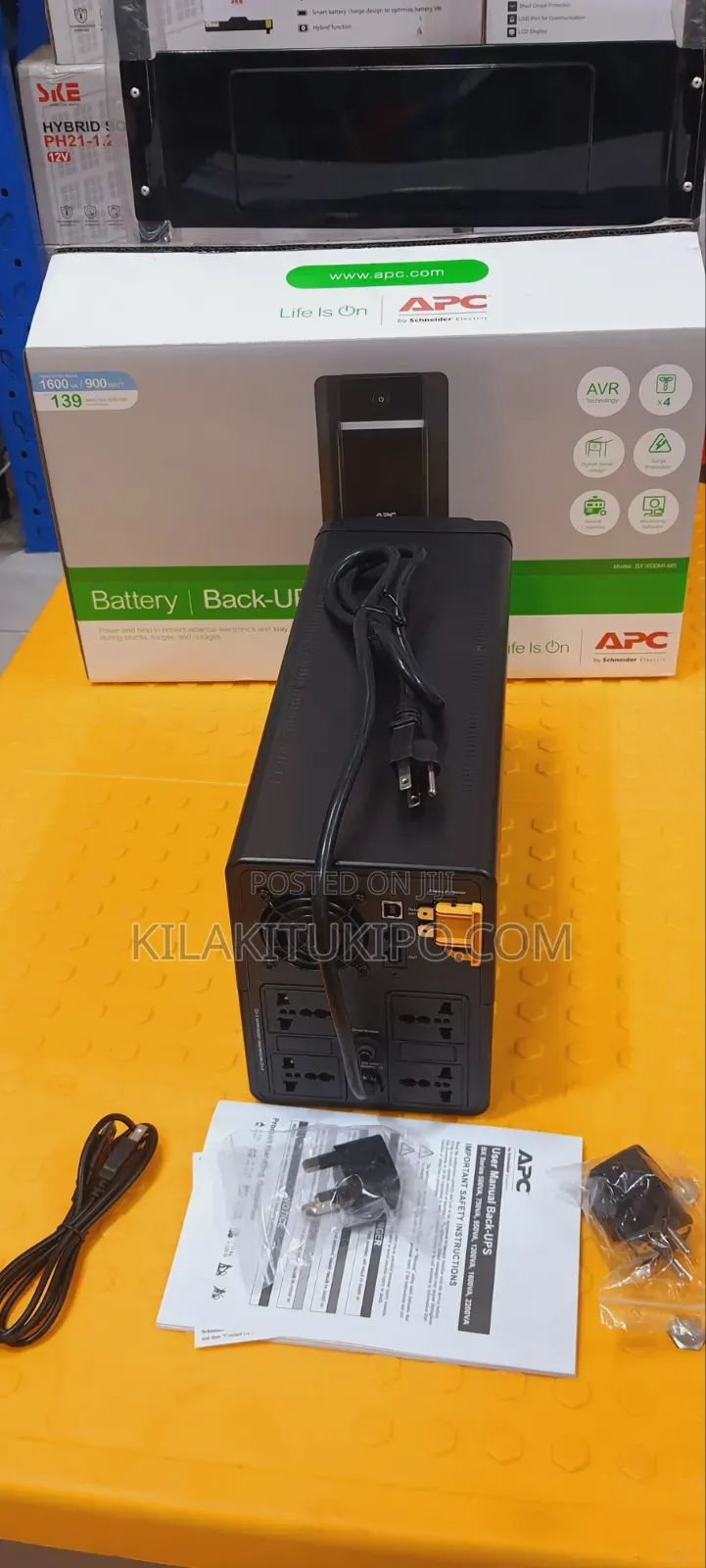 Apc Battery Backup Ups 1600va 900w