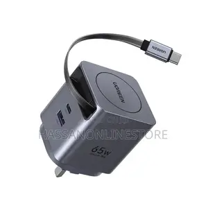 Ugreen Nexode Pro 65w Gan Pro Fast Charger With Retractable
