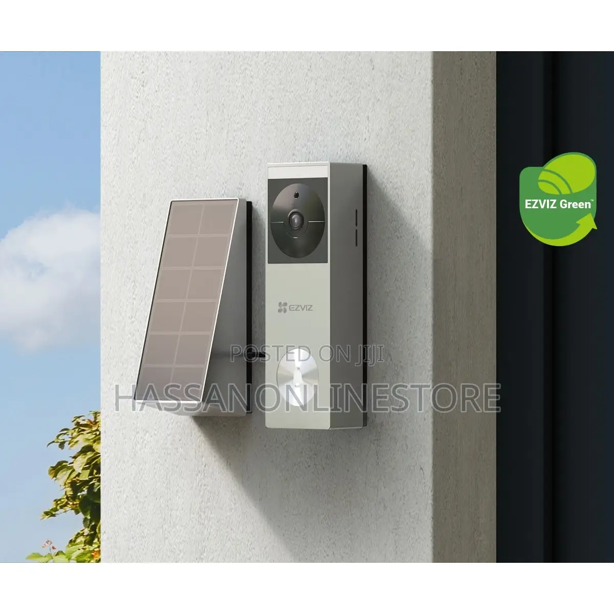 Ezviz Hp3 Pro Battery-powered Video Doorbell With Solar Panel