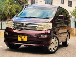 Toyota Alphard 2005 Maroon