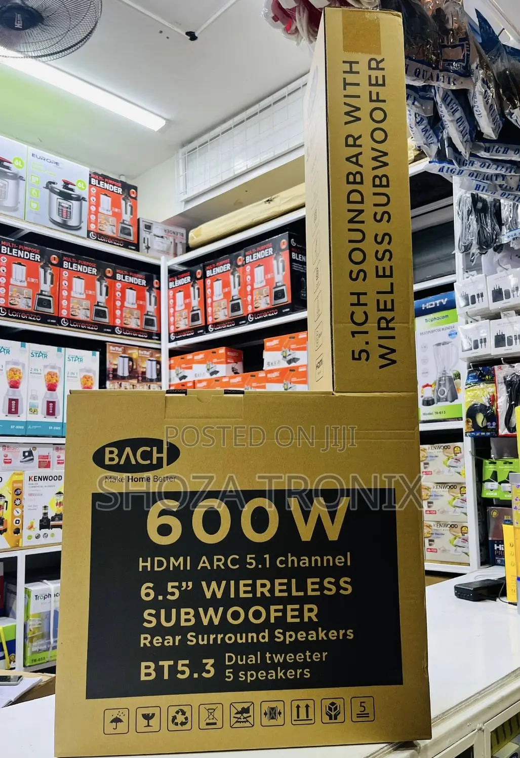 Bach Wireless Soundbar 600w