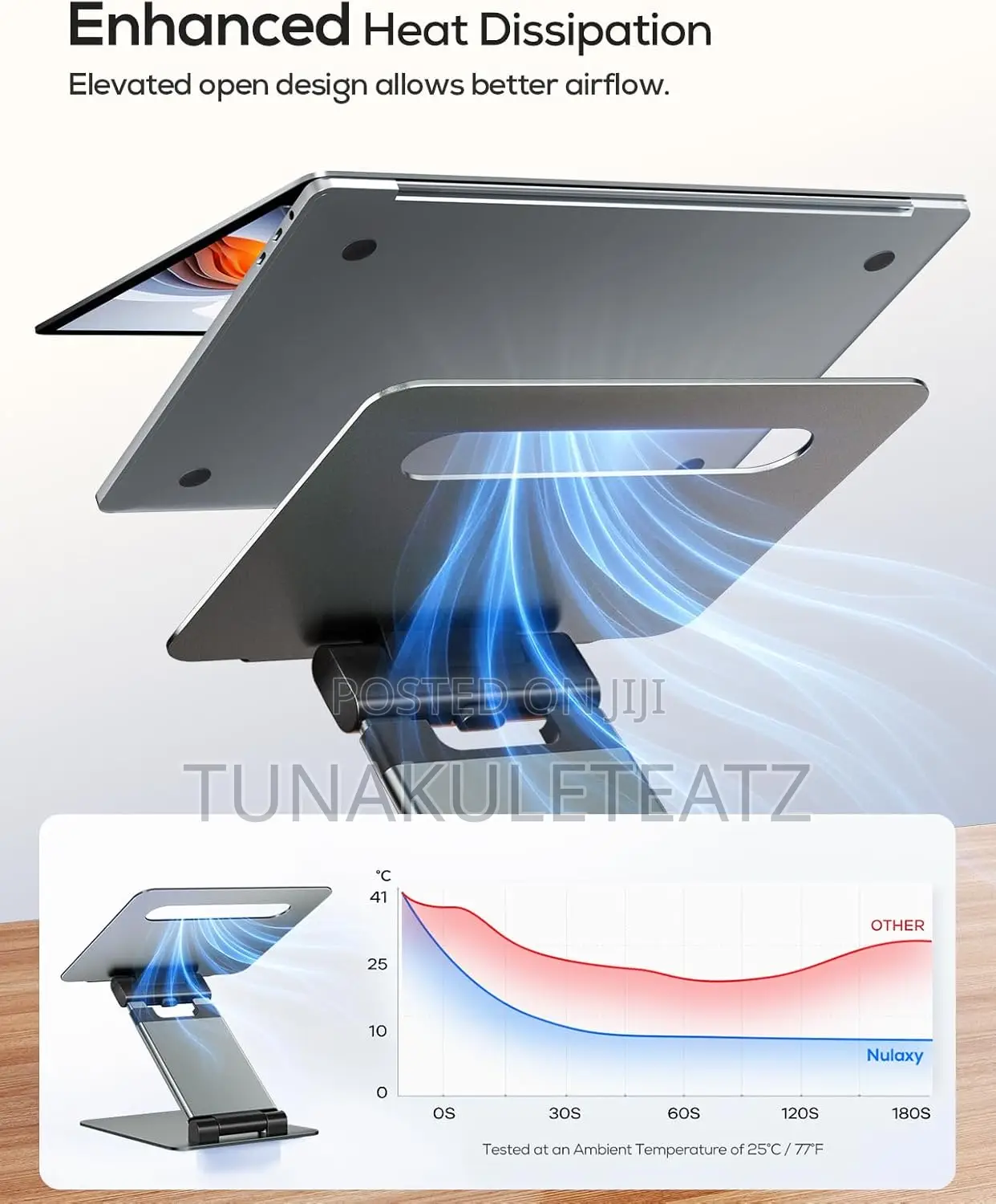 Nulaxy C5 Sit-to-Stand Laptop Stand