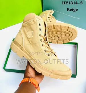 Men's New and Original Boots or Sneaker Boots Brown Biege Colours