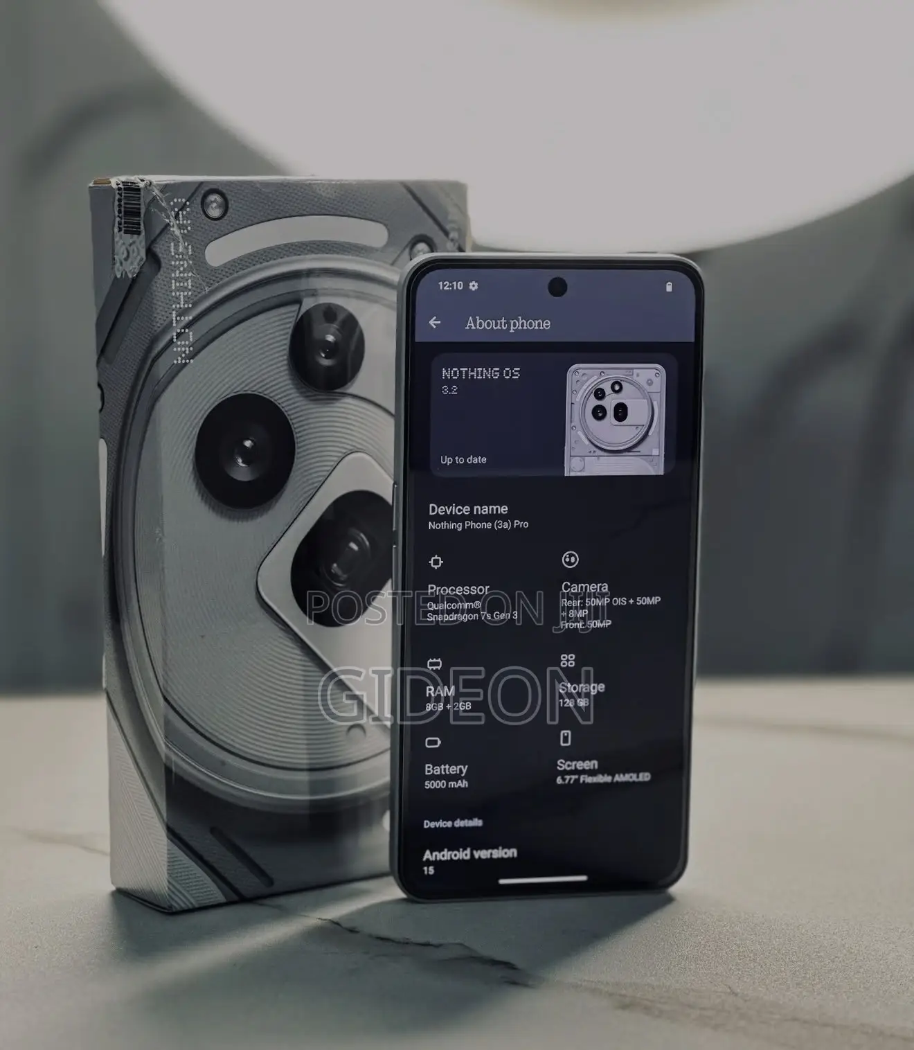 New Nothing Phone 3a Pro 256 GB Gray
