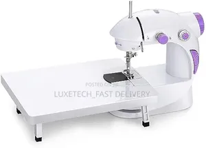 Portable Mini Sewing Machine With Small Extension Table for Home Use