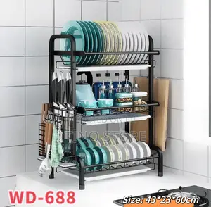 3 Tier Dish Drying Rack Wd688