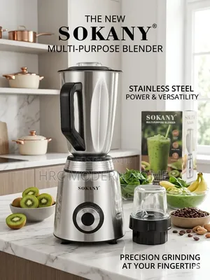 Sokany Multi-Purpose Blender (Stainless Steel)