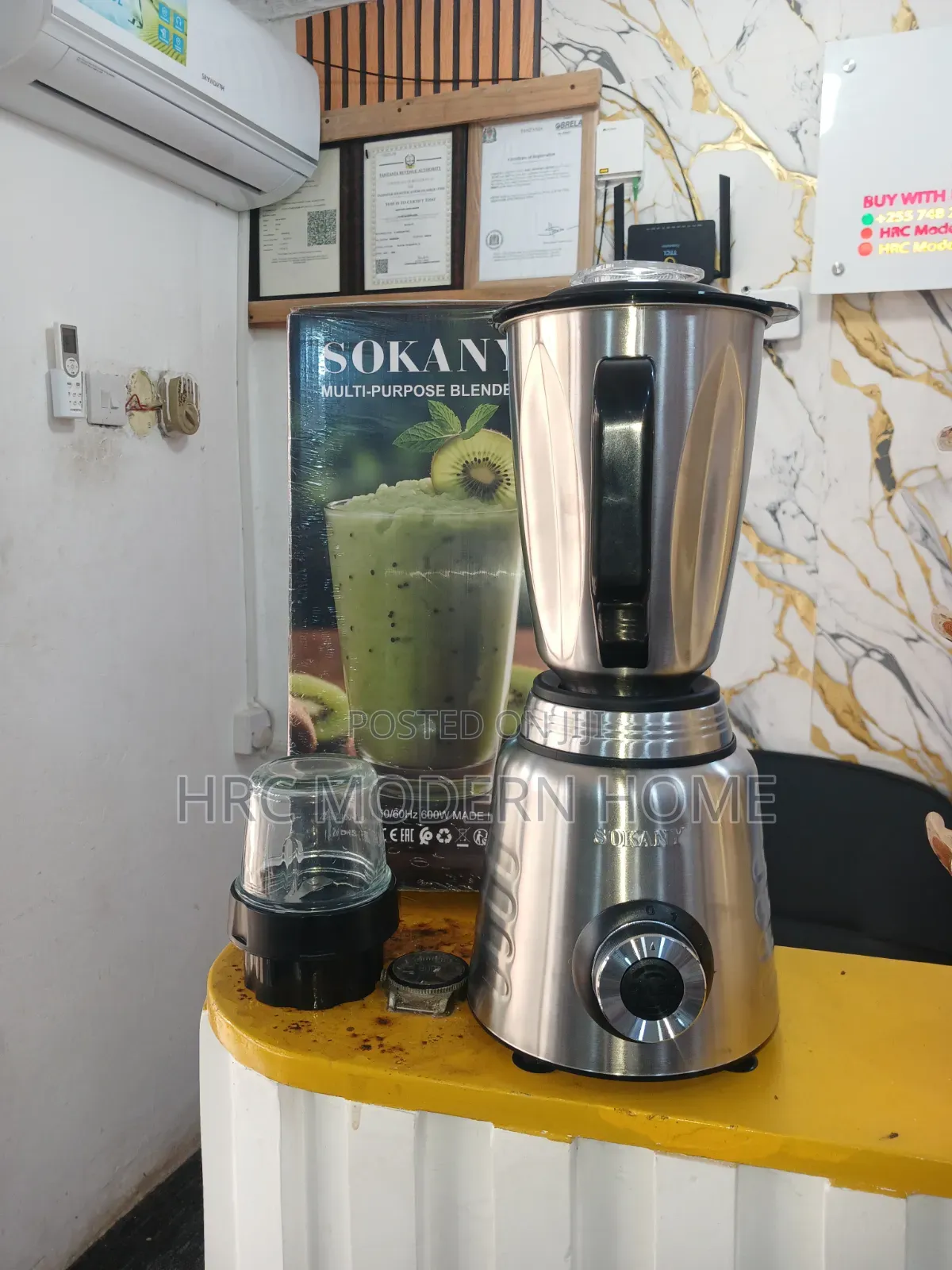 Sokany Multi-Purpose Blender (Stainless Steel)