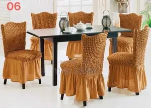 Seersucker Chair Covers 6pc