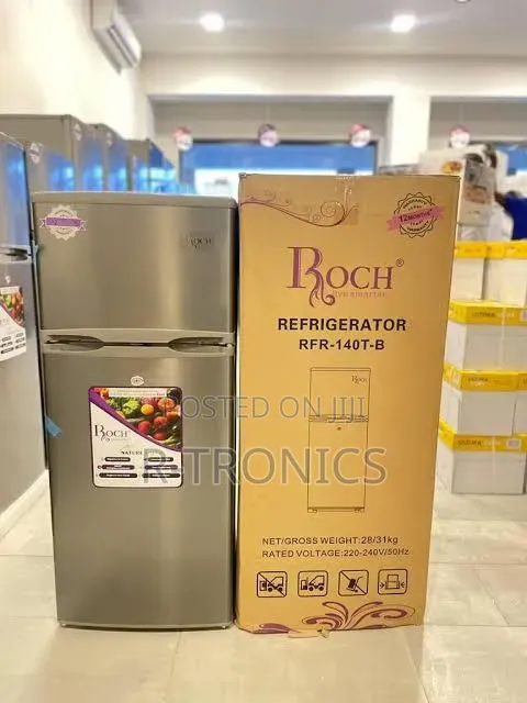 Roch Double Door Refrigerator 118 Litres Top Freezer