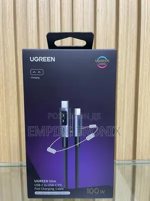 Ugreen Uno Usb-C to Usb-C Cable 100w With Smart Led Display 3m