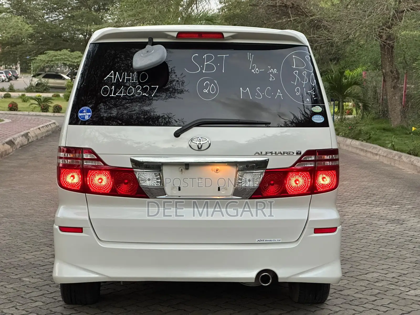 Toyota Alphard 2007 White