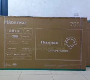 Brand New Hisense 75′′ Uhd Smart Tv 60hz Model No: 75a6q