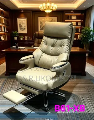 Showcase Luxurious Black Office Chair
