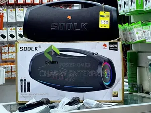 Powerful Karaoke Sodlk S1615pro 500w Portable Bluetooth Speaker 2 Mic