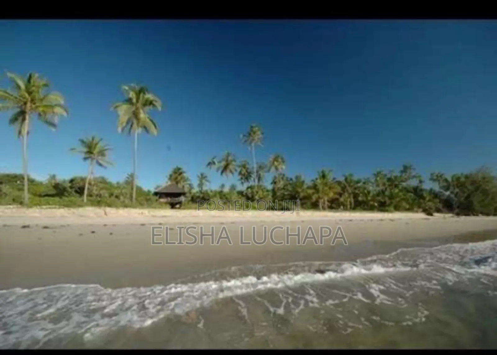 Beach Plot Facing Zanzibar Island For Sale At Saadani National Park