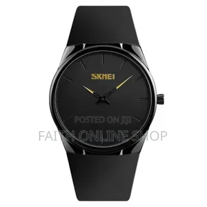 Skmei 1601 Casual Elegant Slim Dial Quartz Watch – 30m Waterproof