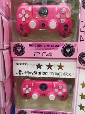 Ps4 Dualshock 4 Wireless Controller (Messi,Inter Miami Version Pink)