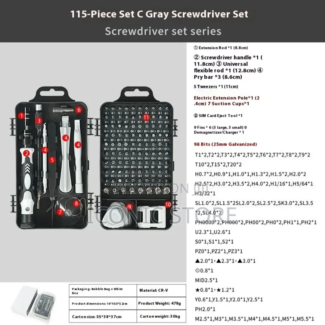 Precision Screwdriver Tool Kit -