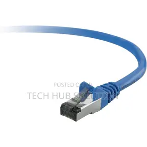Evi Network Cat6 3m Foil Shielded Ethernet Patch Cord – Blue