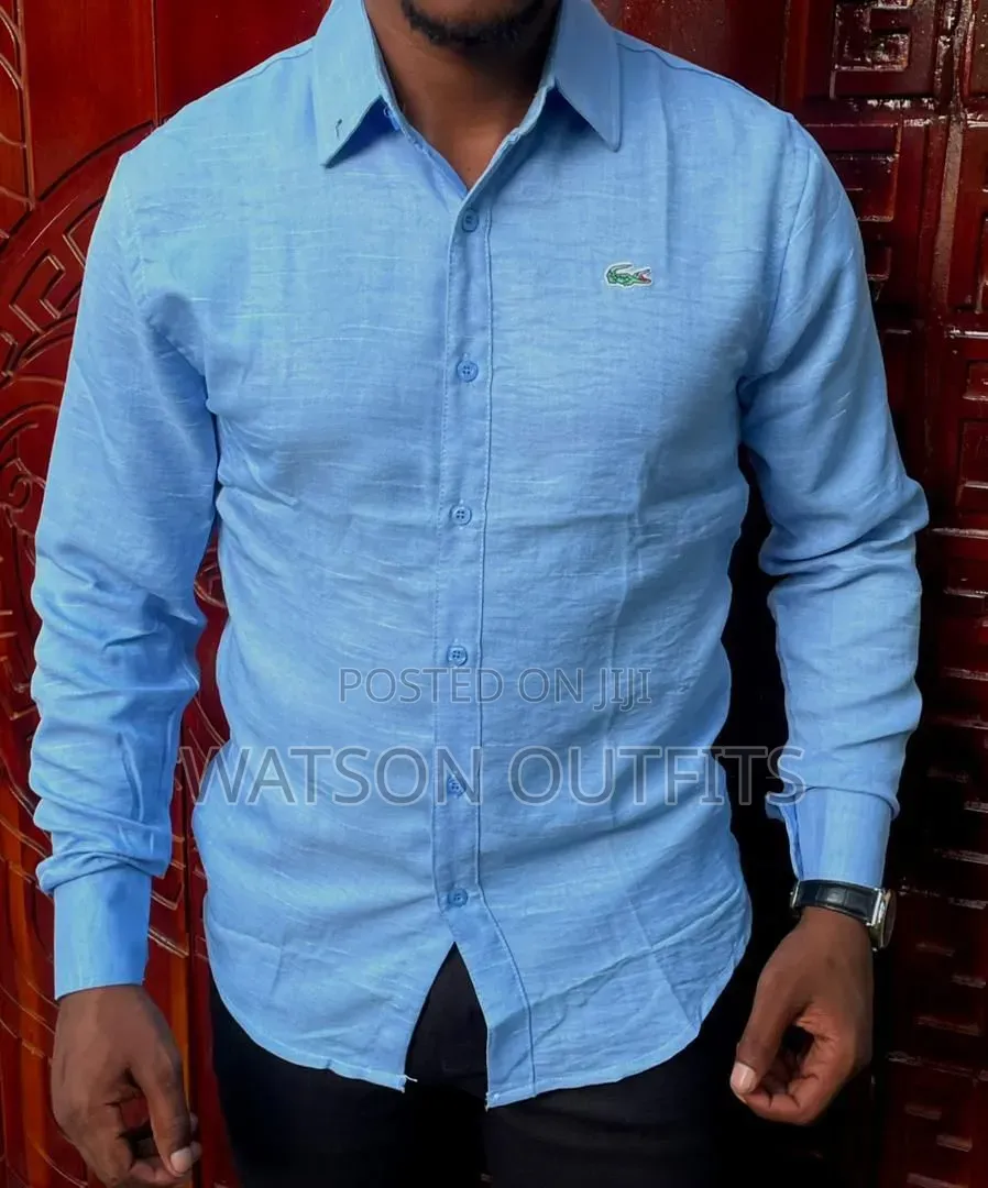 Linen Materials Shirts or Men's Original and New Shirts