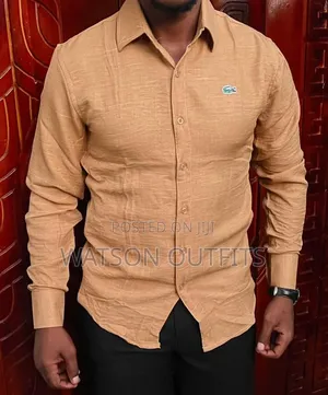 Linen Materials Shirts or Men's Original and New Shirts