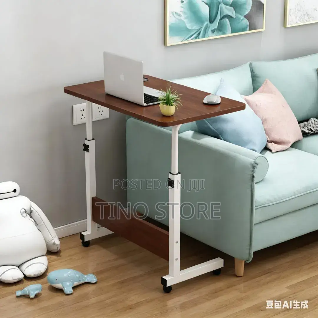 Adjustable Wheels Laptop Table