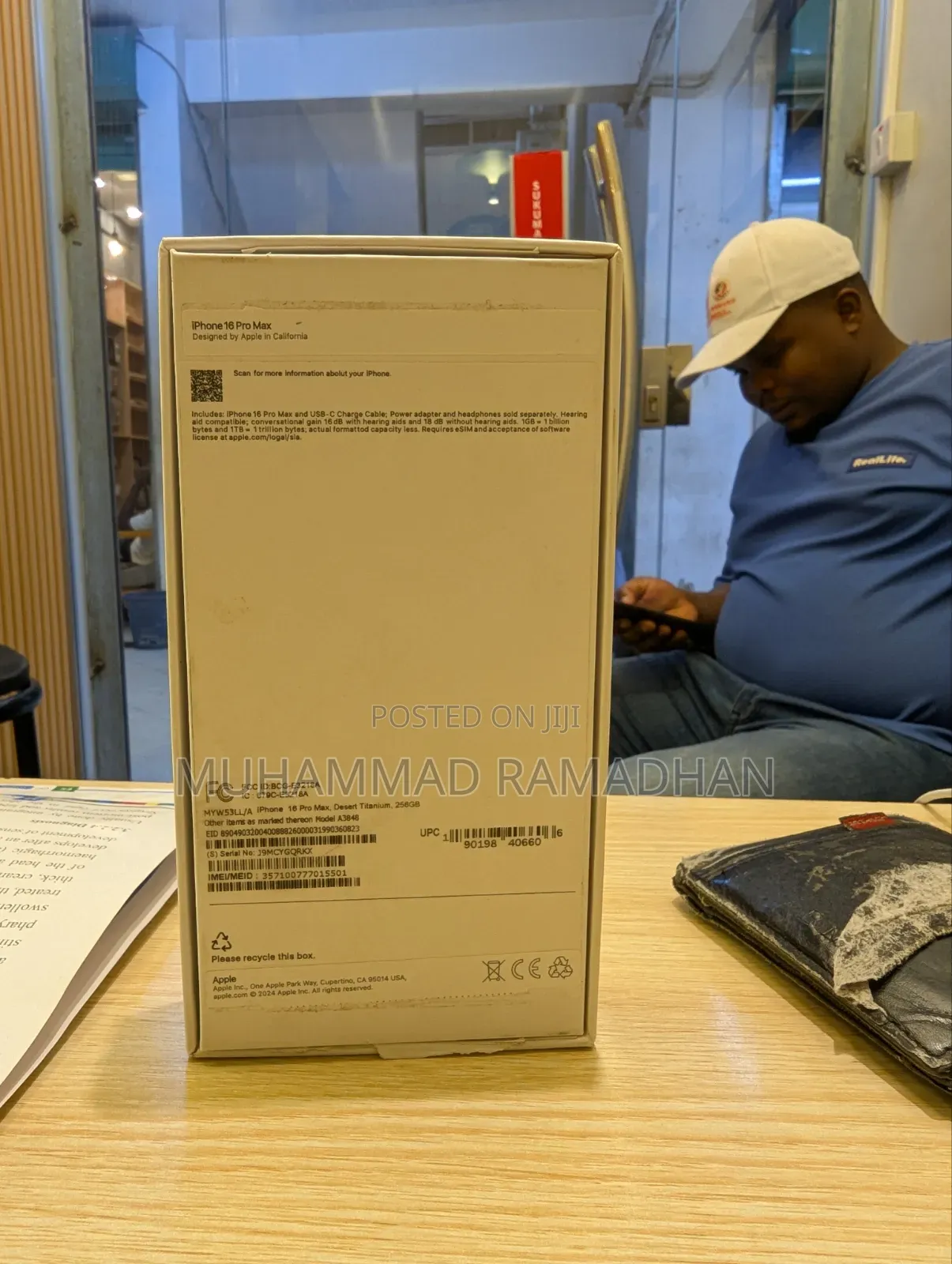 New Apple iPhone 16 Pro Max 256 GB Blue