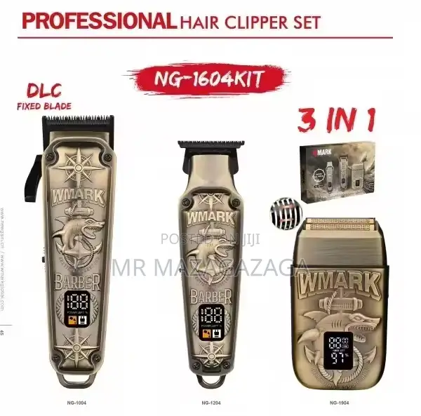 Shaver Charging 3-Piece Hair Salon Set