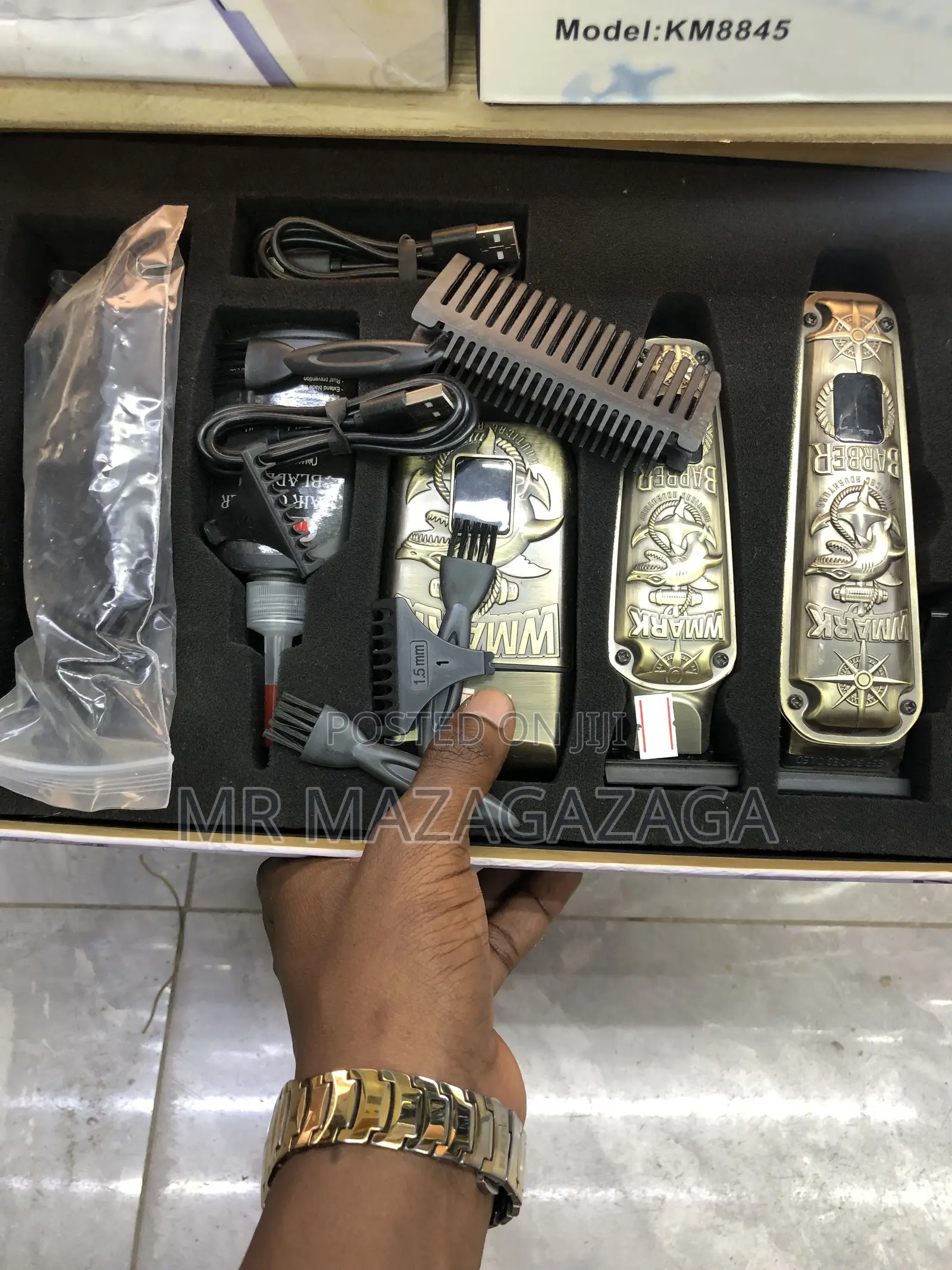 Shaver Charging 3-Piece Hair Salon Set