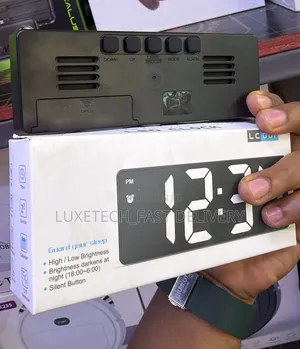 Smart Led Digital Alarm Clock – Time, Date and Temperature Display