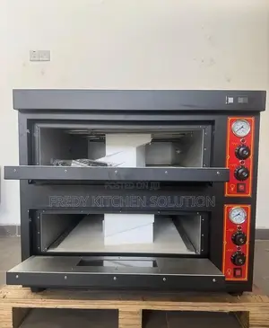 2 Deck Commercial Gas Pizza Oven