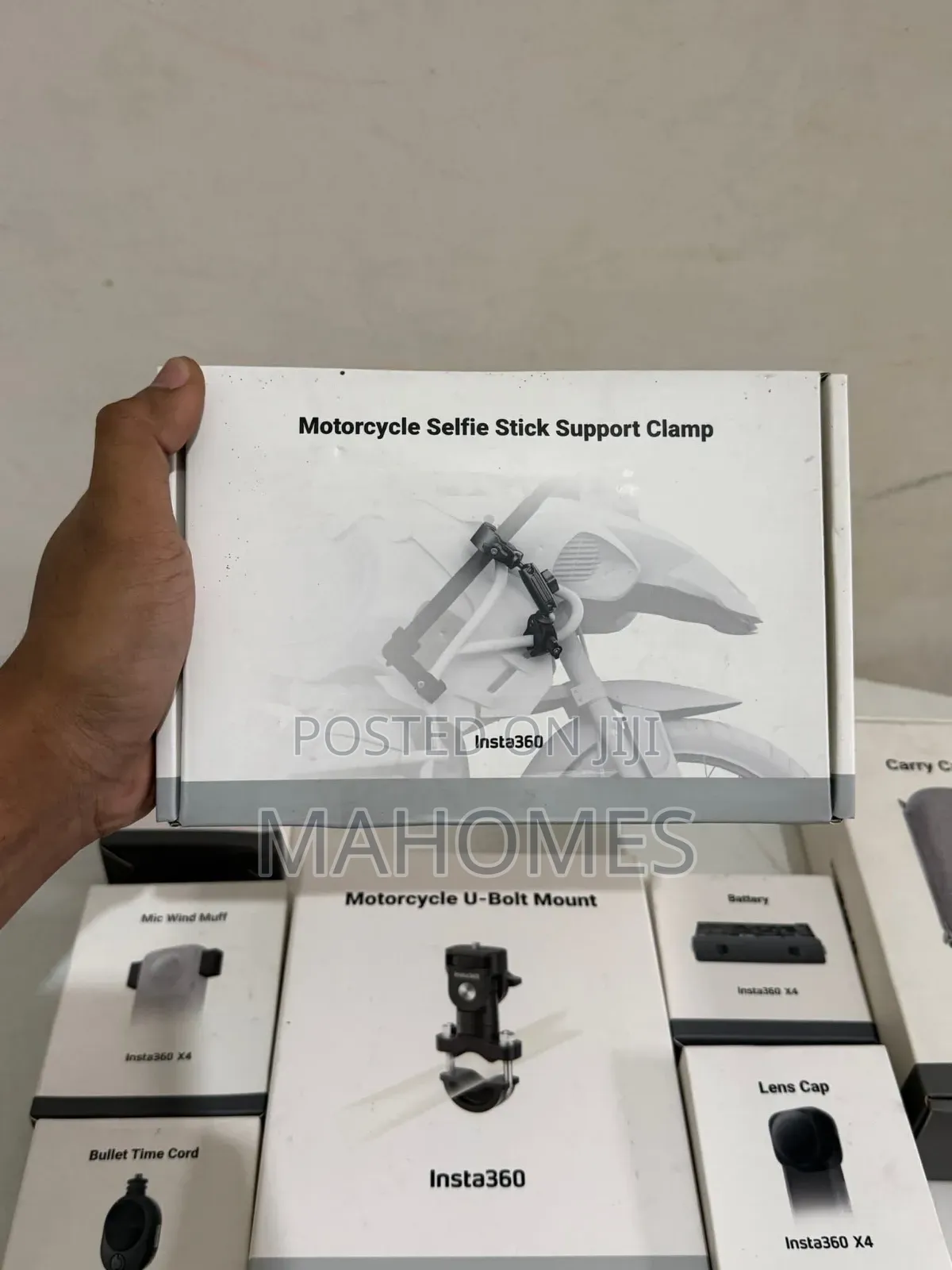 Motorcycle Selfie Stick Support Clamp -