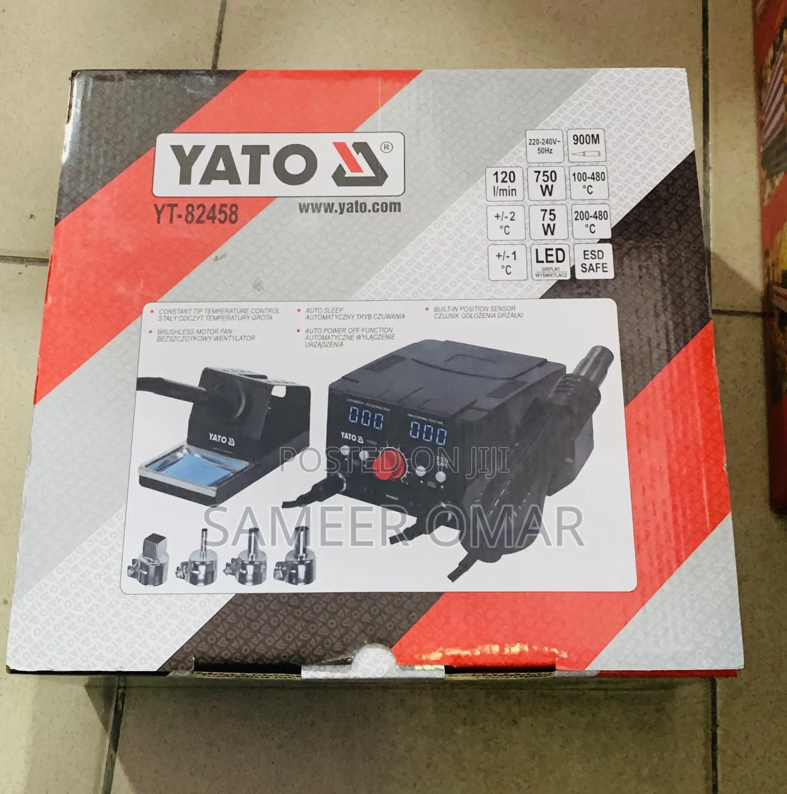 Soldering Station Hotair and Tip-Based 2in1 Yato Yt-82458