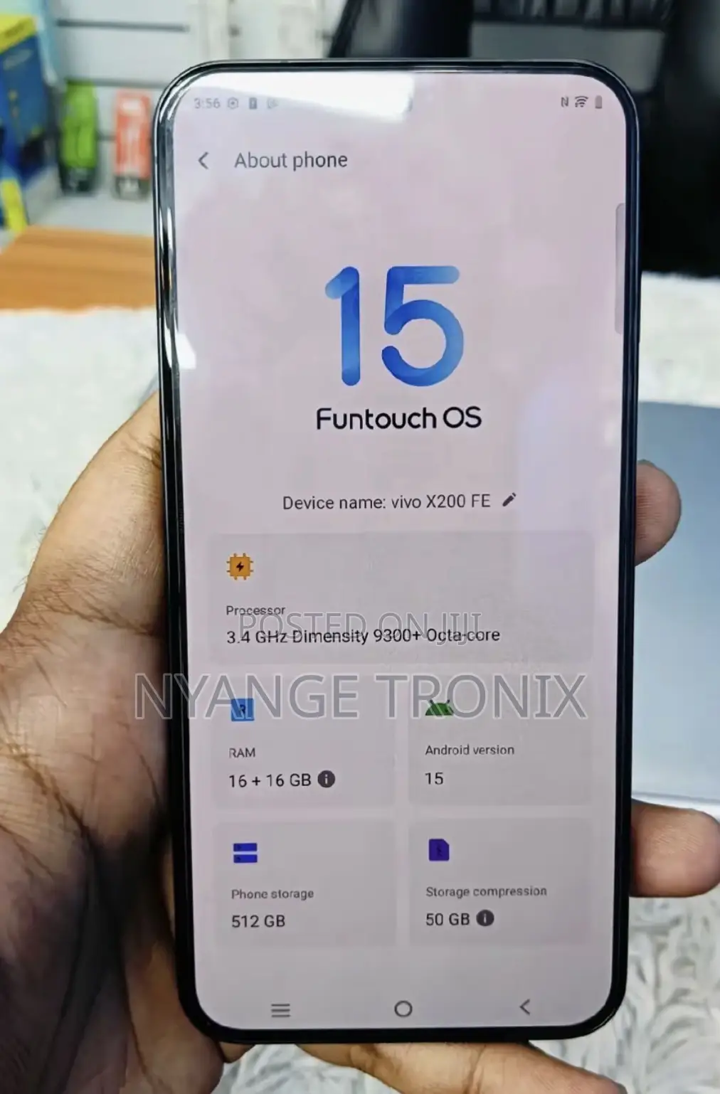 Vivo X200 FE 256 GB Black