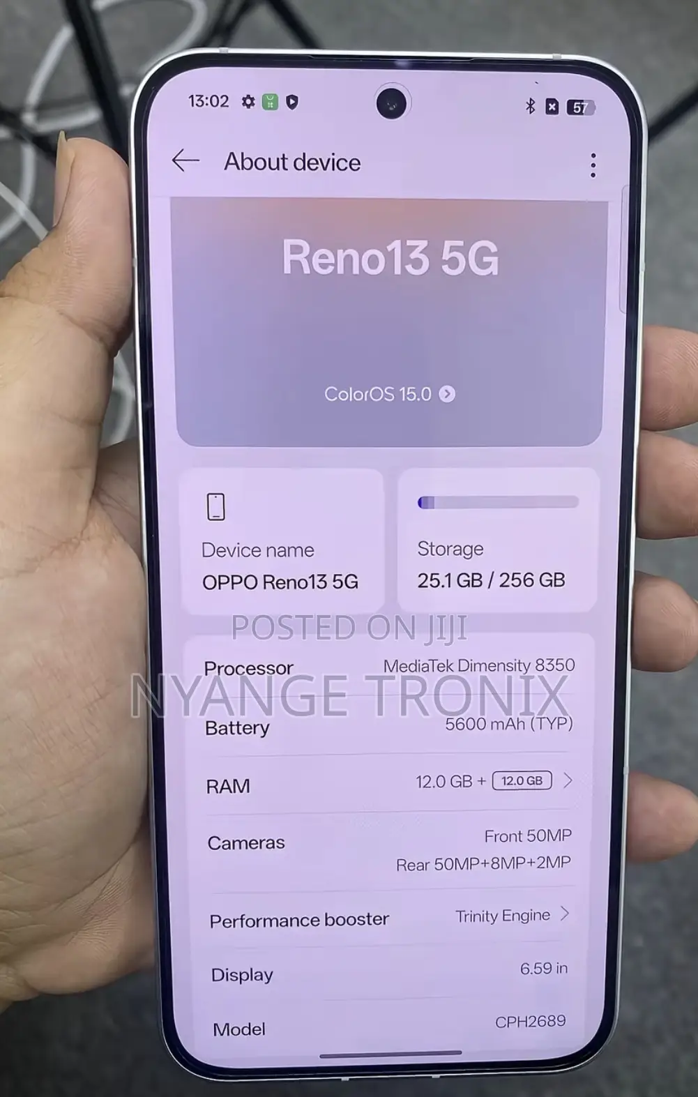 Oppo Reno13 256 GB White