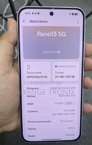 Oppo Reno13 256 GB White