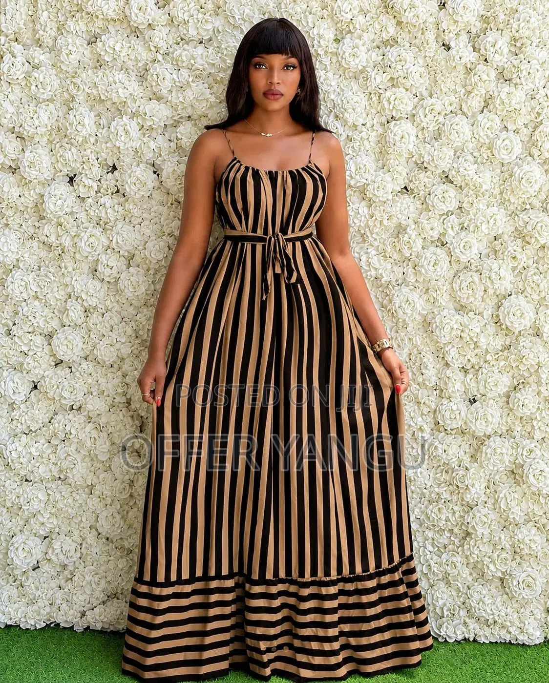 Striped Solersun Maxi Dress