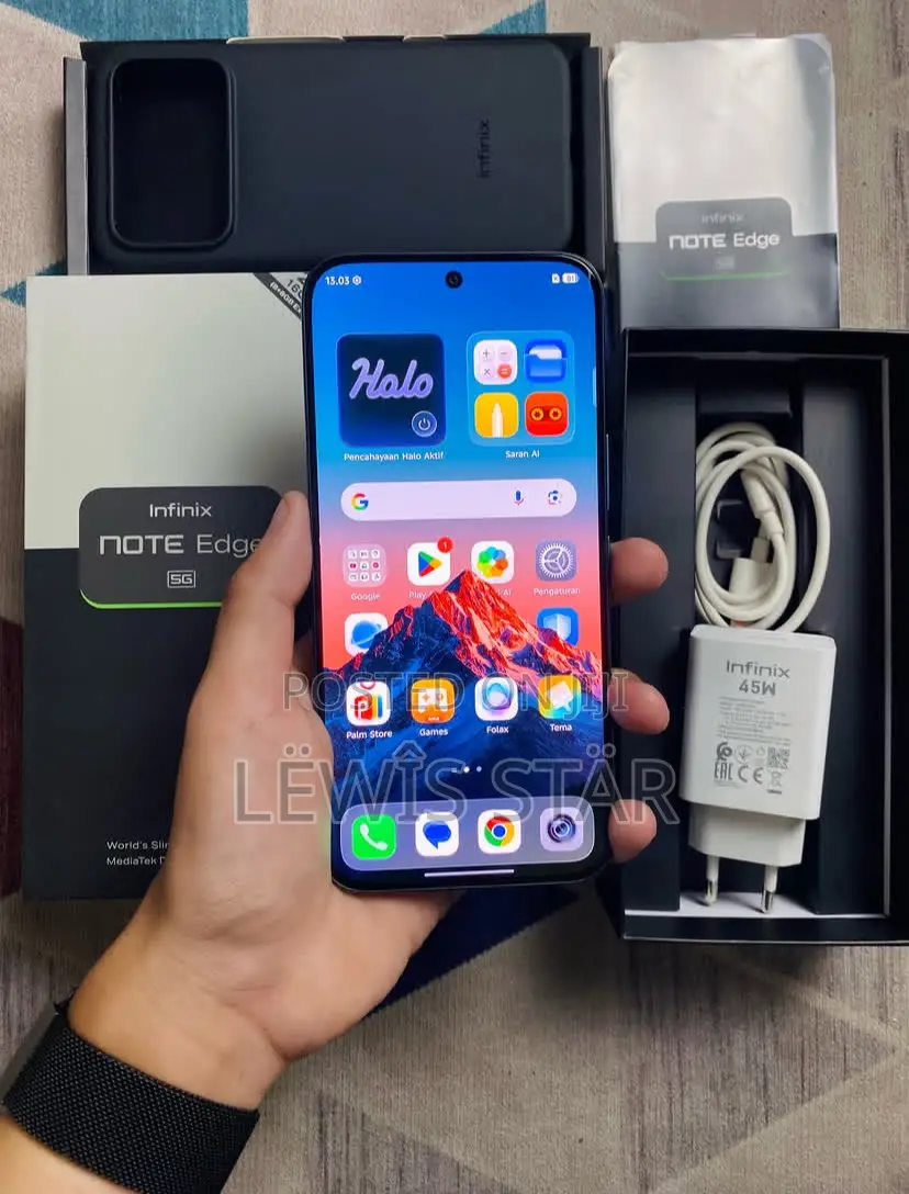 New Infinix Note Edge 256 GB Blue