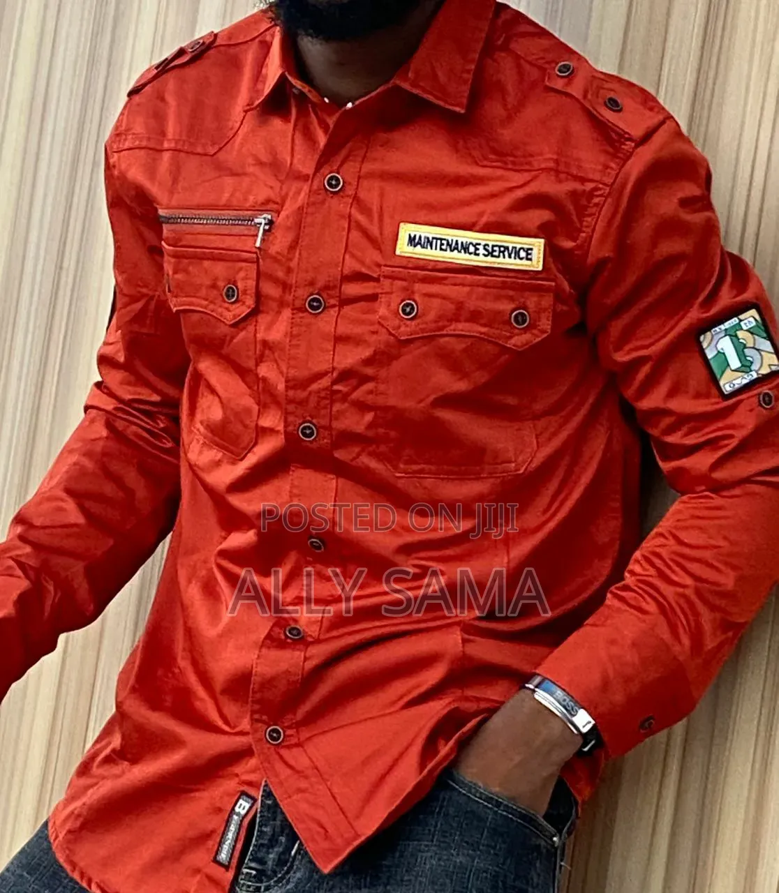Men's Shirts Double Pocket Good Design Good Quality